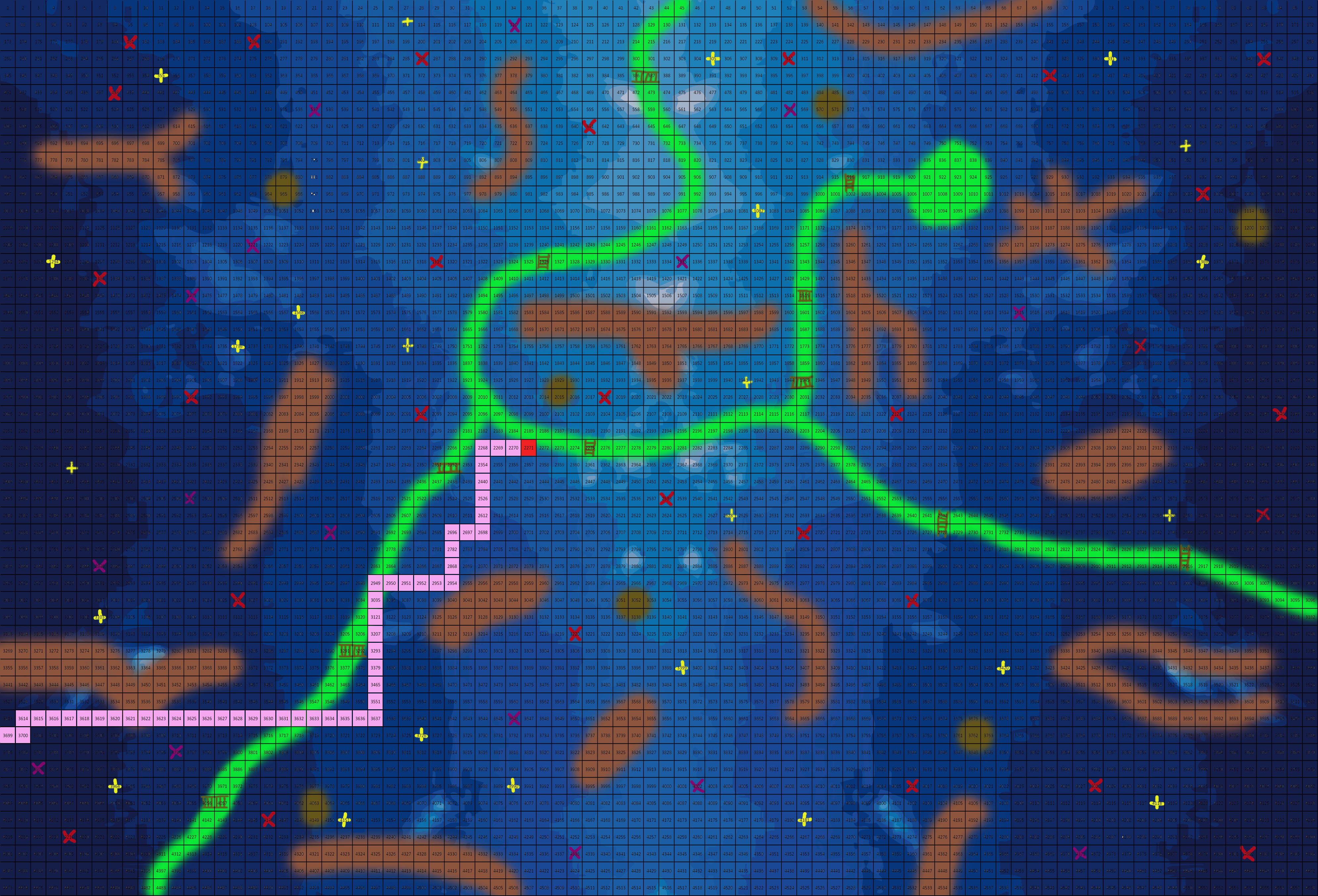 Mapa postupu - Bílí tygři Mapa postupu - Bílí tygři