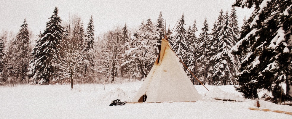Tee pee na Beneškách