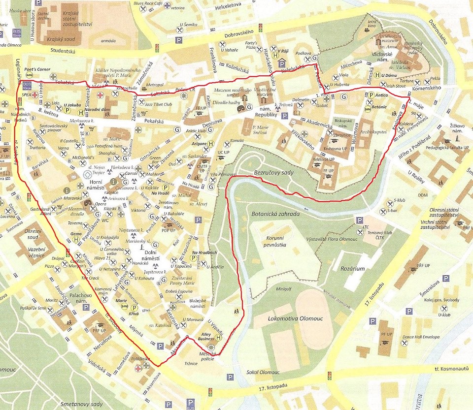 Olomoucká mapka