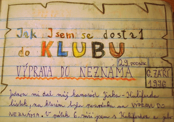 Obrázek ke článku Výprava do neznáma, aneb začínám psát deník!