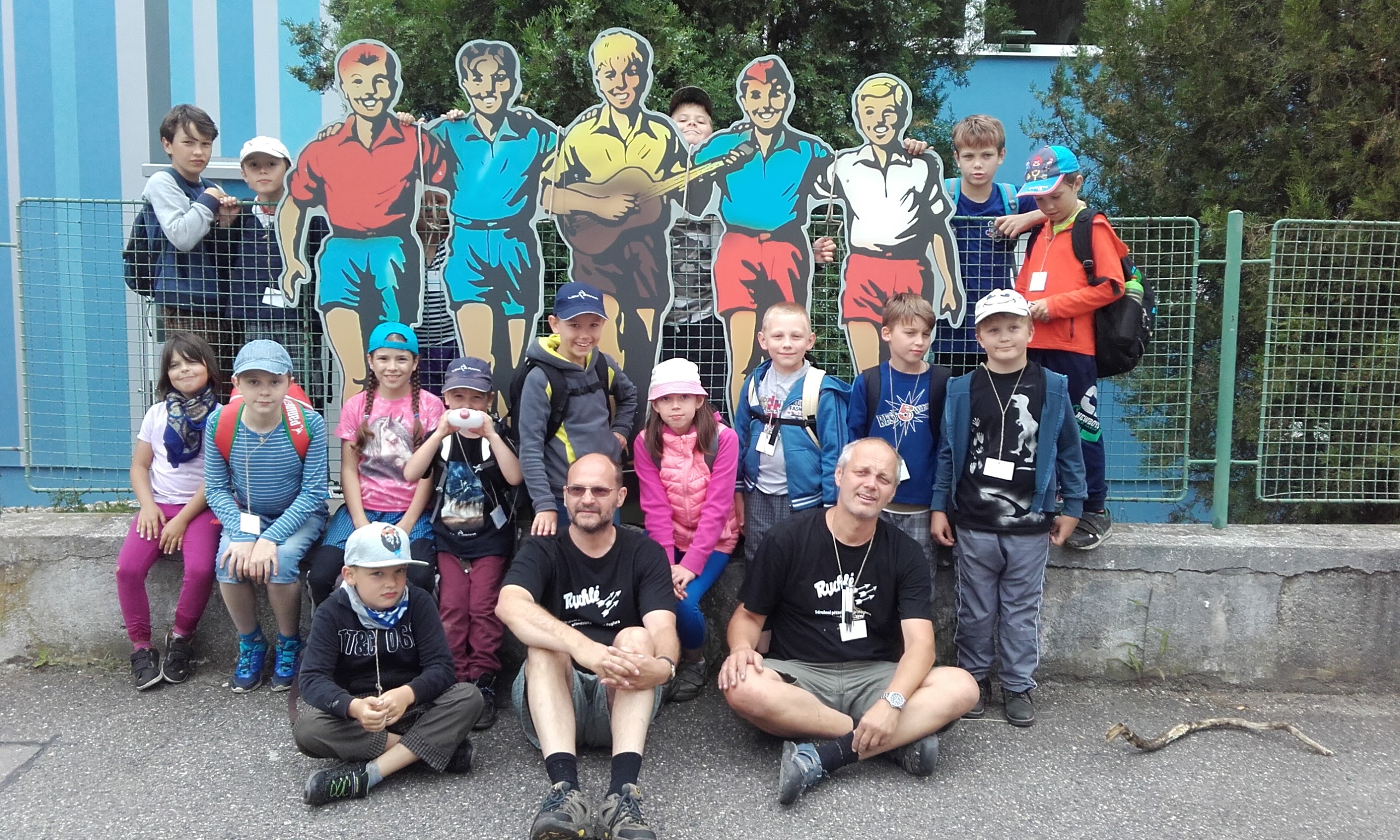 Obrázek ke článku 5. den - závěr 1. běhu tábora