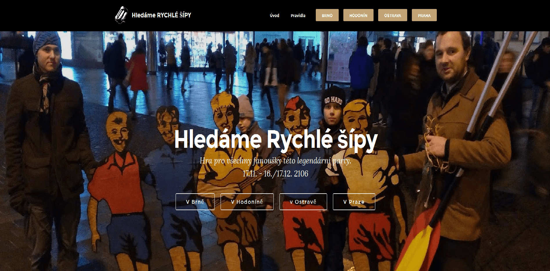 Obrázek ke článku Akce Hledáme Rychlé šípy má své webové stránky