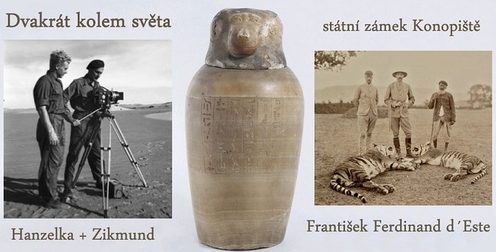 Obrázek ke článku PRÁZDNINOVÝ TIP: "Hanzelka, Zikmund a František Ferdinand D´Este na Konopišti".