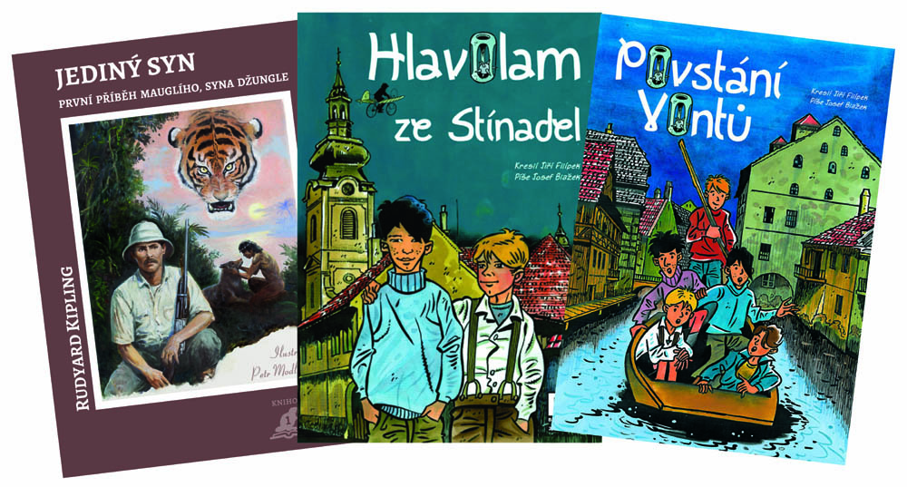 Obrázek ke článku Kup si Bobří triplák a podpoř tak Knihovničku Bobří stopy!