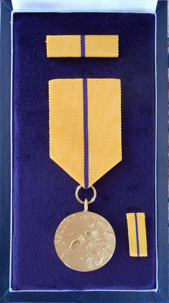 Obrázek ke článku Jaroslav Foglar získal in memoriam státní vyznamenání za zásluhy. Ocenění převzal předseda SPJF Vojtěch Hanuš