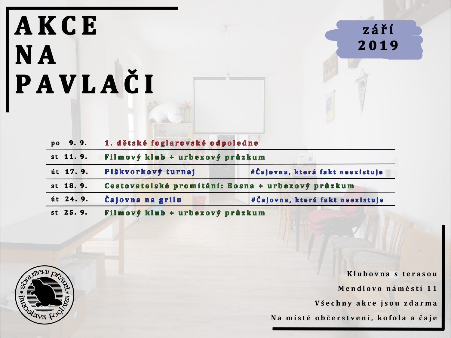 Obrázek ke článku V brněnské klubovně SPJF na pavlači startují pravidelné akce pro veřejnost