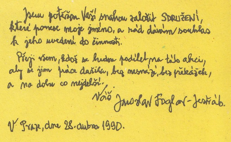 Obrázek ke článku Přesně před 30 lety souhlasil Jestřáb se založením SPJF