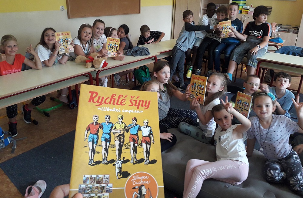 Obrázek ke článku Podpořte dotisk Rychlých šípů v ukrajinštině