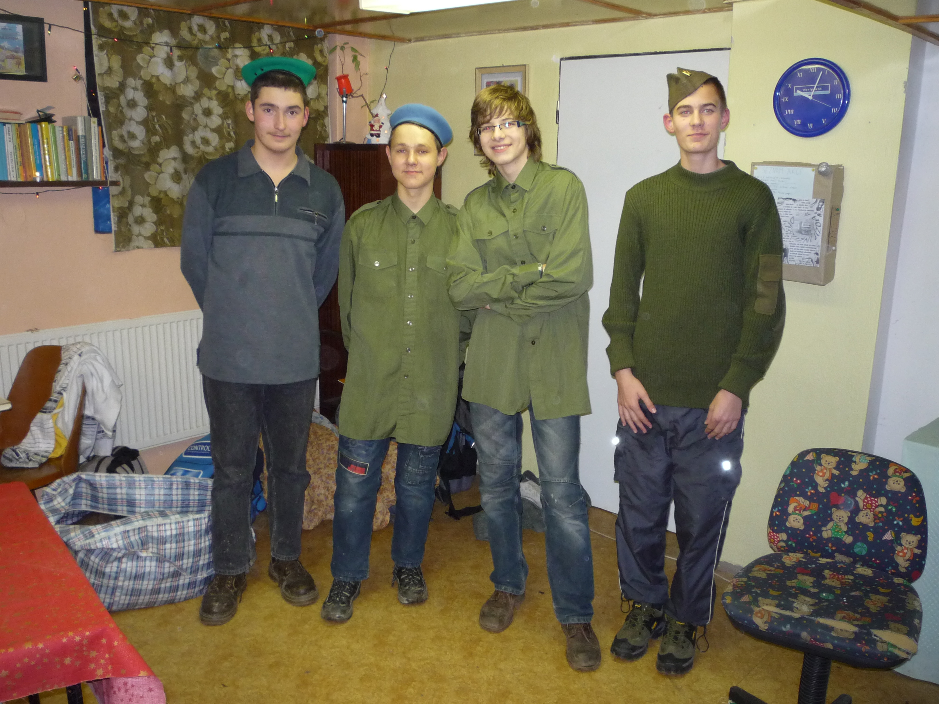 Logo klubu 354. KBS Modrý Mauritius