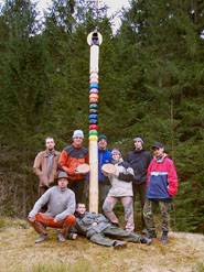 Tábořiště na Zakarpatí