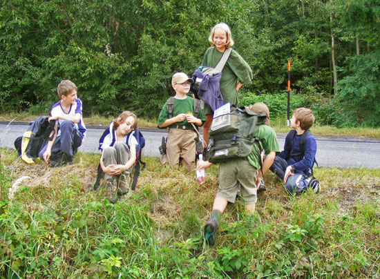 Mohawkové na ostružinách