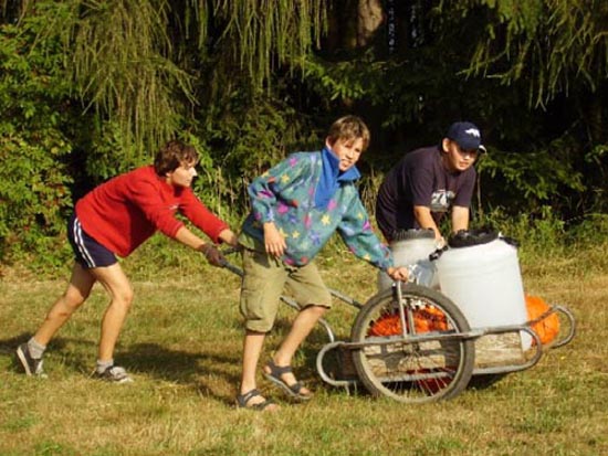 Náhodná fotografie: Dovoz pitné vody do Tábora