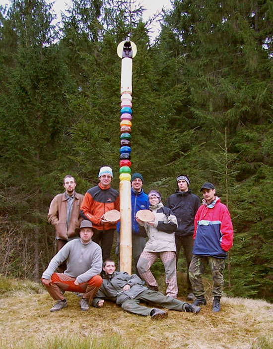 Náhodná fotografie: Tábořiště na Zakarpatí