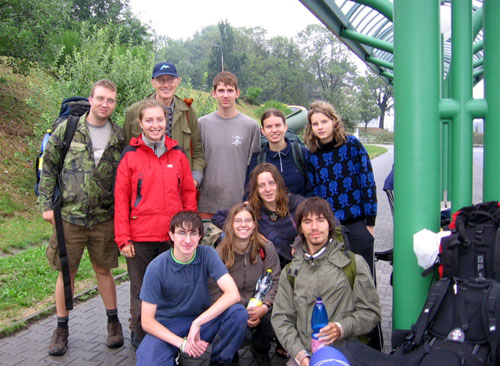 Náhodná fotografie: Stavěčka zmoklá ale živá