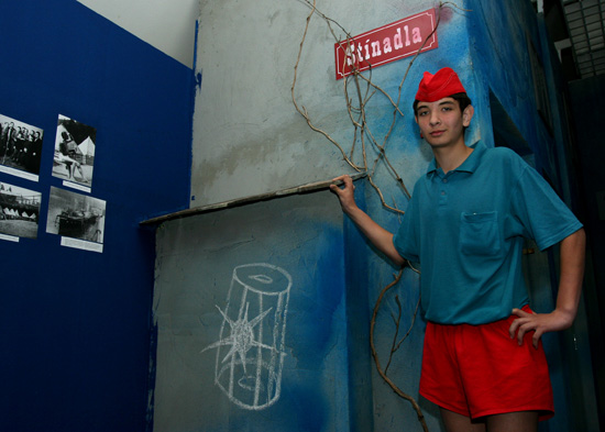 Náhodná fotografie: Červenáček v muzeu