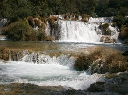 Vodopády národního parku Krka