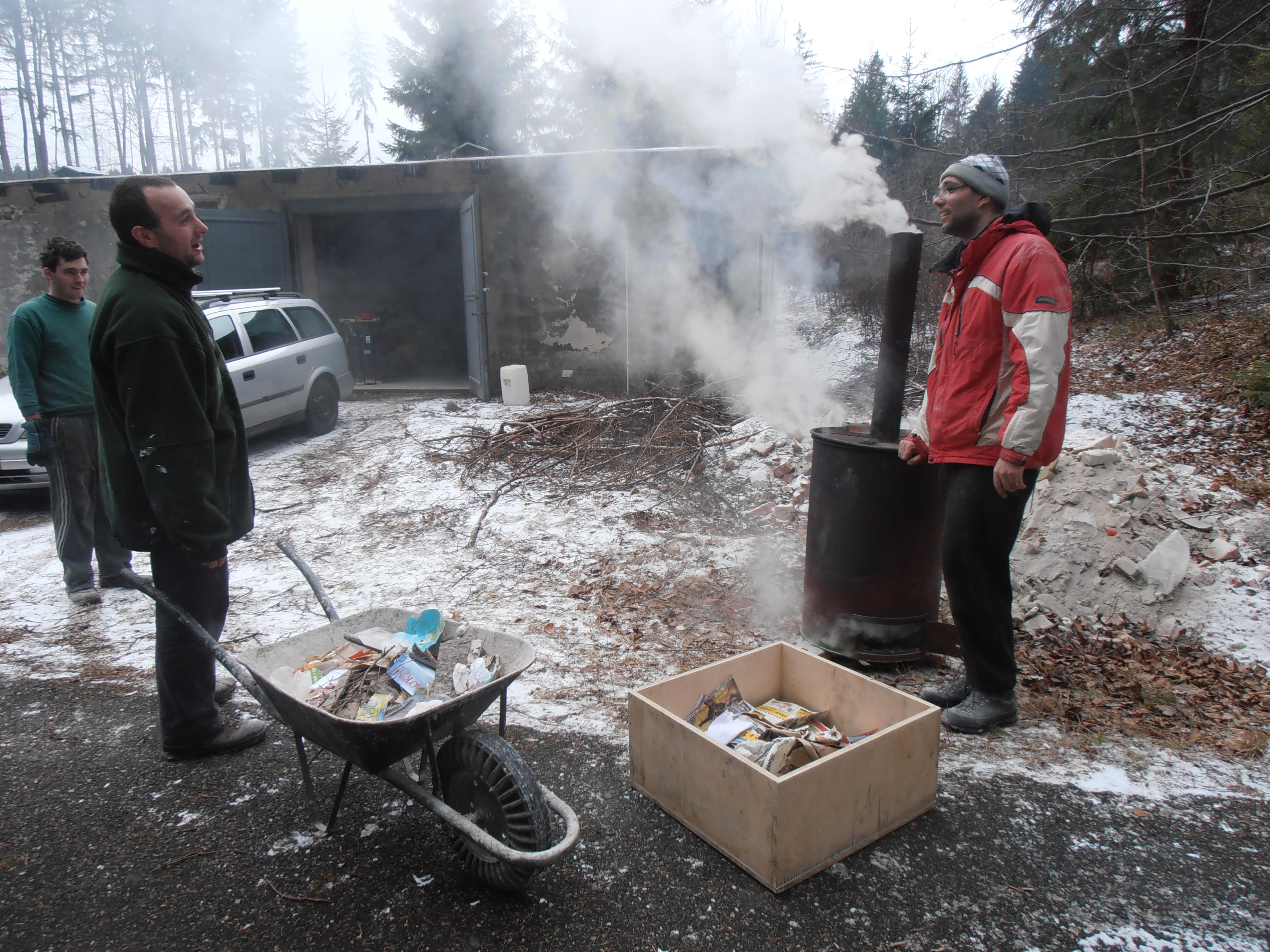 Zbavujeme se některého spalitelného odpadu