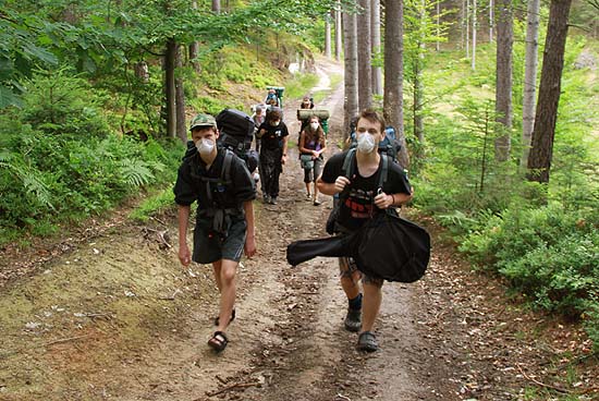 Tábor Bobří stopy Abandonis 2015.