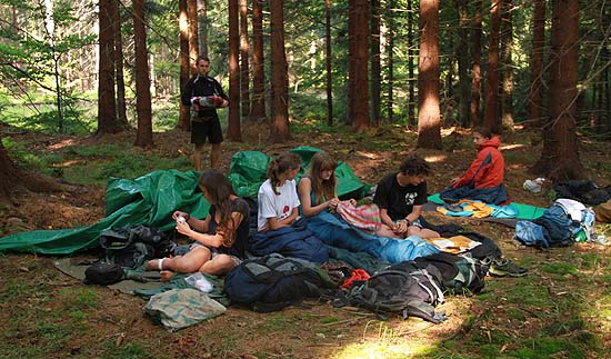 Tábor Bobří stopy Abandonis 2015.