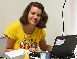 Ovcia u registrace Foglarovských dní.